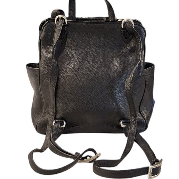 Brighton Donatella Pebble Leather Organizer Wallet Backpack Shoulder Bag - Picture 2 of 10